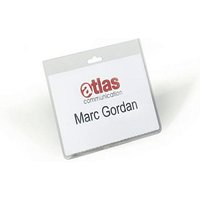 DURABLE Namensschilder transparent 9 cm x 6 cm
