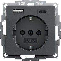 GIRA SCHUKO 245928USB-Spannungsversorgung 2f System 55 socket-outlet
