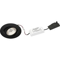 Brumberg 39263183 Nivalis LED-Einbaustrahler 230 V AC 50 Hz 8W 3000K 650lm DA 68mm sw