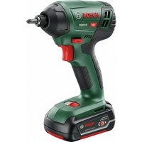 Powertools Akku-Schlagbohrschrauber AdvancedImpact 18 (grn/schwarz, 2x Li-Ionen Akku 1,5Ah, Koffer, POWER FOR ALL ALLIANCE)