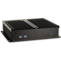 Inter-Tech IP-40 Gehäuse Thin Mini-ITX, USB 3.0, schwarz