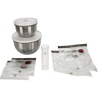 Fresh&Save Bowl Vakuum Starter-Set 9.tlg. Edelstahl