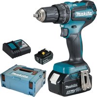 Akku-Schlagbohrschrauber DHP492RTJ, 18Volt (blau/schwarz, 2x Li-Ionen-Akku 5,0Ah, MAKPAC Gr.2)