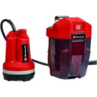 Power X-Change Akku-Klarwasserpumpe GE-PP 18 RB Li-Solo, 18Volt, Tauch- / Druckpumpe (rot/schwarz, ohne Akku und Ladegert)