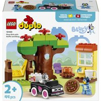 LEGO DUPLO Pizza-Schwestern mit Muffin und Bluey