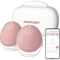 Momcozy M9 Mobile Milchpumpe, Doppel, mit Akku, Aufbewahrungsbox