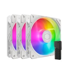 Cooler Master SickleFlow Edge 120 ARGB 3-pack Fan Kit White Edition