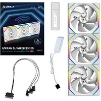 120mm Lian Li UNI FAN SL Wireless 120 ARGB White 3-pack
