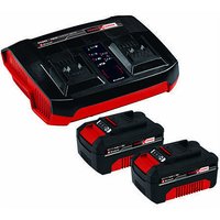 2x 4,0Ah & Twincharger Kit (schwarz/rot)