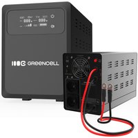 Green Cell UPSLPPC800 Uninterruptible Power Supply AVR UPS 1200VA 800W PowerCore 12 VDC with LCD Display