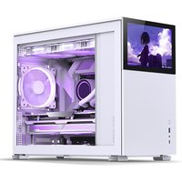 Jonsbo D31 Screen Micro-ATX Gehäuse, Tempered Glass - weiß
