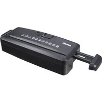 Hama Mini S6 Aktenvernichter mit Streifenschnitt bis 6 Blatt schwarz