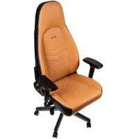 noblechairs ICON Echtleder Gaming Stuhl - cognac/schwarz