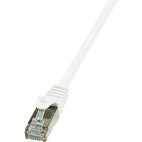 Logilink Patch Cable Cat.6 F/UTP, white, 7,50m, EconLine