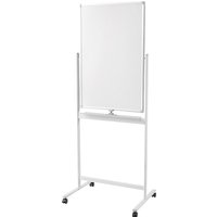 Dry Erase Whiteboard, mobile, double-sided, metal, 60x90cm