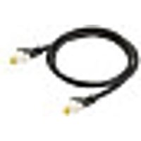Python Patchkabel mit Cat.7 Rohkabel S/FTP PiMF halogenfrei 15m schwarz