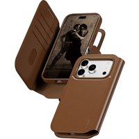 CARE by PanzerGlass Tango 2-in-1 Wallet Case Braun m. MagSafe iPhone 17 Pro