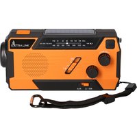 EXTRALINK RADIO AWARYJNE SOLARNE Z KORBKA DYNAMO POWERBANK 4000MAH Z LATARKA SOS SR-4000