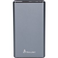 Extralink EPB-126 Powerbank 20000mAh Silber, 45W PD, USB-C
