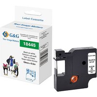 G&G Schriftband kompatibel mit Dymo Rhino18445