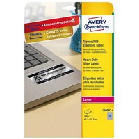 AVERY Zweckform Typenschildetiketten 45,7 x 21,2 mm