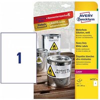 AVERY Zweckform wetterfeste Folienetiketten 210,0 x 297,0 mm