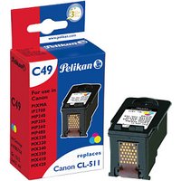 Pelikan Tinte Canon C49 CL511 Tricolor remanufactured