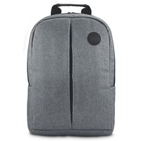 hama Laptop-Rucksack Genua Polyester grau bis 39,6 cm (15,6 Zoll)
