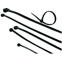 Cable ties - black, length 385 mm, width 4.8 mm