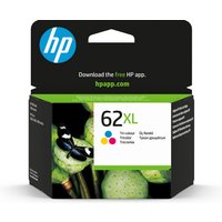 HP 62XL High Yield Tri-color Original Ink Cartridge Cyan, Magenta, Gelb 9,5ml 300Seiten