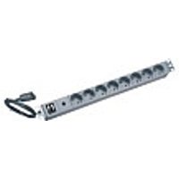 USV 19"" USV-Kaltgerteadapter/-Steckdosenleiste 8-fach