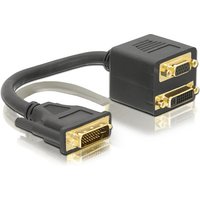DeLOCK Adapter DVI29 male to DVI29 + VGA female