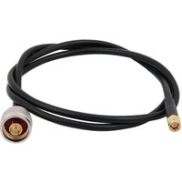 Poynting Antennas Zubehör Kabel A-CAB-150 10m HDF195 N (M) zu SMA (M) white Nickel beschichtet