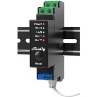 Shelly Relais ""Pro 2PM"" WLAN LAN Max. 25A 2 Kanäle 1 Phase BT Messfunktion DIN-Rail Shelly Relais ""Pro 2PM"" WLAN LAN Max. 25A 2 Kanäle 1 Phase BT Messfunktion DIN-Rail