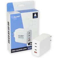 Z ALLNET Ersatznetzteil QC USB-C PD GaN Netzteil Power Supply 200 Watt 1x USB Typ-A QC 3x USB Typ-C**EU PLUG**