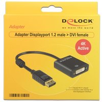 DeLock DisplayPort 1.2 > DVI 24+5 (ST-BU) Adapter 4K Schwarz DeLock DisplayPort 1.2 > DVI 24+5 (ST-BU) Adapter 4K Schwarz