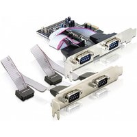 DeLOCK 4 x serial PCI Express card interface cards/adapter
