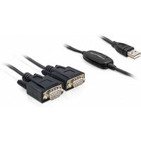 DeLOCK 2x RS232/USB 2.0 serial cable