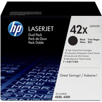 HP Toner 42X Q5942XD Schwarz Doppelpack je 20.000 Seiten