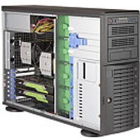 Barebone Server 4 U/Tower Dual 3647 8 Hot-swap 3.5"" 1200W Redundant Platinum SuperWorkstation 7049A-T
