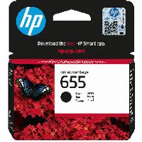 HP 655 Black Original Ink Advantage Cartridge ink cartridge