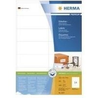 HERMA Premium - Permanent selbstklebende, matte laminierte Papieretiketten - weiß - 105 x 42,3 mm - 2800 Etikett(en) (200 Bogen x 14) (4625) HERMA Premium - Permanent selbstklebende, matte laminierte Papieretiketten - weiß - 105 x 42,3 mm - 2800 Etikett(en) (200 Bogen x 14) (4625)