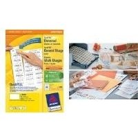 Avery Zweckform 3670 - Etiketten - weiß - 36 x 64 mm - 2100 Etikett(en) (100 Bogen x 21) (3670) Avery Zweckform 3670 - Etiketten - weiß - 36 x 64 mm - 2100 Etikett(en) (100 Bogen x 21) (3670)