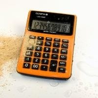 OLYMPIA LCD 1000P Taschenrechner orange 1zeilig 12Stellen-Display Wurzel Prozent GT Speicherfunktion Batterie-Solar wasserdicht (4685) OLYMPIA LCD 1000P Taschenrechner orange 1zeilig 12Stellen-Display Wurzel Prozent GT Speicherfunktion Batterie-Solar wasserdicht (4685)