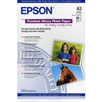 Epson Premium - Fotopapier, glänzend - A3 (297 x 420 mm) - 255 g/m2 - 20 Blatt (C13S041315) Epson Premium - Fotopapier, glänzend - A3 (297 x 420 mm) - 255 g/m2 - 20 Blatt (C13S041315)