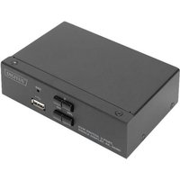 DIGITUS DS-12870 - KVM-/Audio-/USB-Switch - 2 x KVM/Audio/USB - 1 lokaler Benutzer - Desktop DIGITUS DS-12870 - KVM-/Audio-/USB-Switch - 2 x KVM/Audio/USB - 1 lokaler Benutzer - Desktop