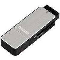 Hama USB3.0 SD/microSD Card Reader - Kartenleser (MMC, SD, microSD, SDHC, microSDHC, SDXC, microSDXC) - USB3.0 - Schwarz/Silber (123900) Hama USB3.0 SD/microSD Card Reader - Kartenleser (MMC, SD, microSD, SDHC, microSDHC, SDXC, microSDXC) - USB3.0 - Schwarz/Silber (123900)