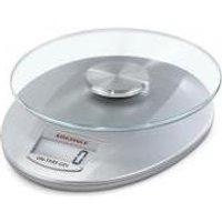 Soehnle 65856 Digitale Küchenwaage Roma silber Digitales Display (LCD) mit Drucktasten-Bedienung - 1g-Teilung - Maximale Tragkraft: 5kg - Zuwiegefunktion (Tara) - inkl. Batterien (65856) Soehnle 65856 Digitale Küchenwaage Roma silber Digitales Display (LCD) mit Drucktasten-Bedienung - 1g-Teilung - Maximale Tragkraft: 5kg - Zuwiegefunktion (Tara) - inkl. Batterien (65856)