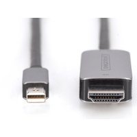 DIGITUS - Adapterkabel - Mini DisplayPort (M) zu HDMI (M) - 1,0m - Support von 8K 60 Hz - Schwarz (DB-340109-010-S) DIGITUS - Adapterkabel - Mini DisplayPort (M) zu HDMI (M) - 1,0m - Support von 8K 60 Hz - Schwarz (DB-340109-010-S)