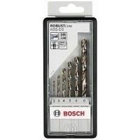 Bosch Robust Line HSS-Co, DIN 338 - Bohrersatz - für Metall - 6 Stücke - 5 mm, 6 mm, 8 mm, 4 mm, 3 mm, 2 mm Bosch Robust Line HSS-Co, DIN 338 - Bohrersatz - für Metall - 6 Stücke - 5 mm, 6 mm, 8 mm, 4 mm, 3 mm, 2 mm